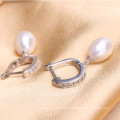 AAA 8-9mm Freshwater Drop Shape Beautiful High Quality Pearl Earring